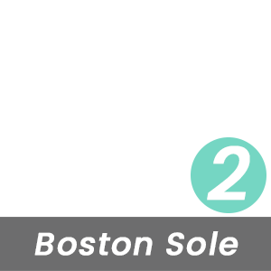 MBT Rock Index for This Boston Sole is Moderate - Level 2 - Based on the Curve of the Rocker-Bottom Sole