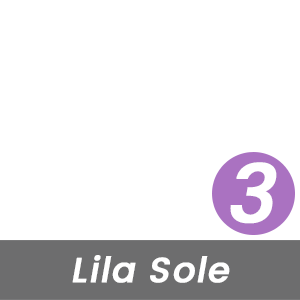MBT Rock Index for This Lila Sole is High - Level 3 - Based on the Curve of the Rocker-Bottom Sole