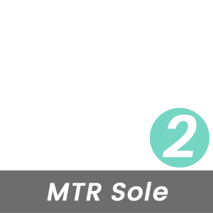MBT Rock Index for This MTR Sole is Moderate - Level 2 - Based on the Curve of the Rocker-Bottom Sole