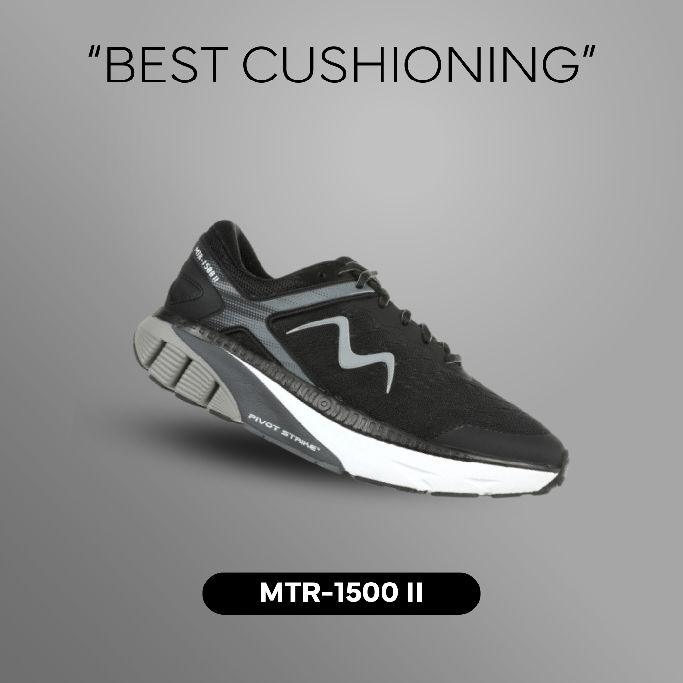 Health Magazine Calls the MTR-1500 II Best Cushioning Shoe for Plantar Fasciitis.