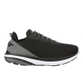 Men's Gadi Black/Grey Lightweight Running Sneakers 