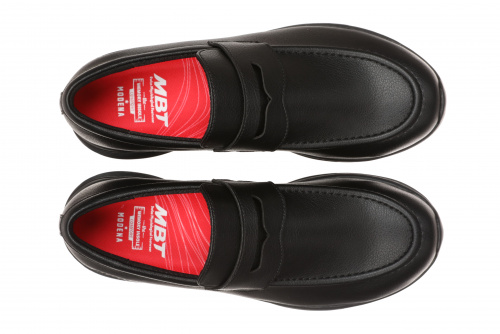 MBT Asante Shoes Men's Size 8 8.5 EU Black Loafer Leather
