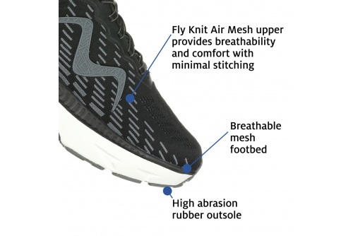 Amazon.com | MBT Mtr-1500 Ii Lace Up Running Shoes in Black