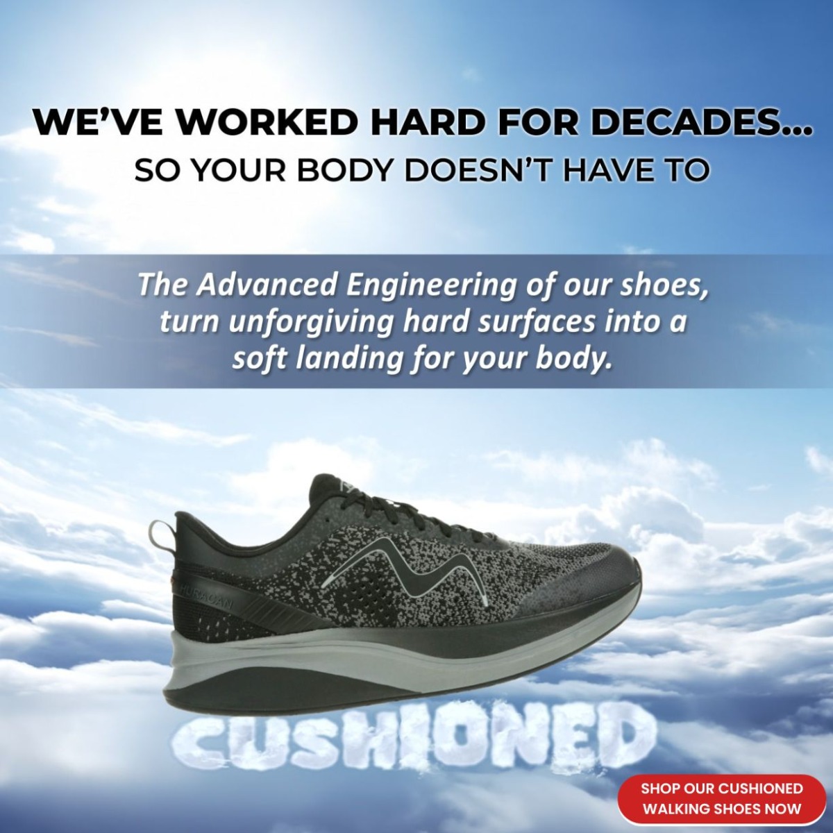 Cushioned Walking Shoes for Comfort