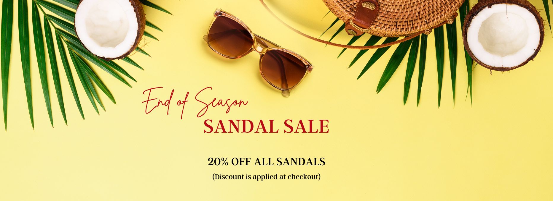 End of the Season 20% off Sandal Sale