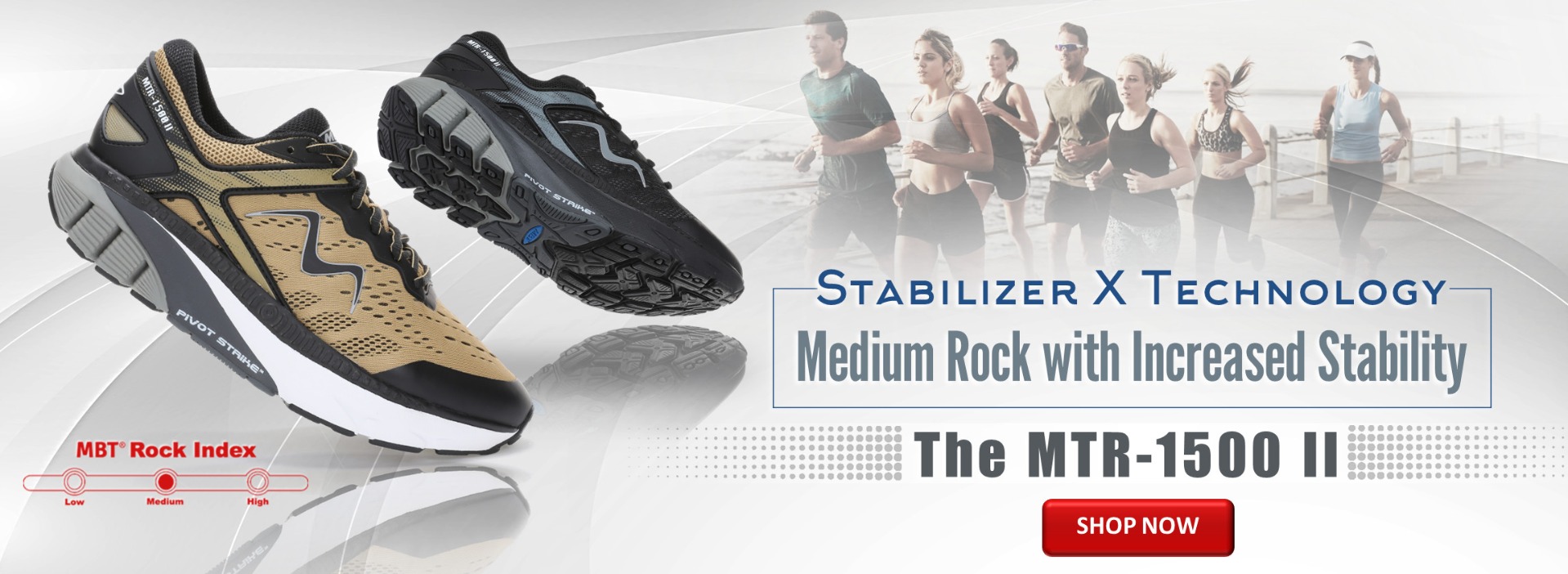 Get Comfort, Support and Stability in this MBT Medium Rock Style!!