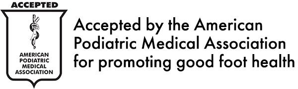 Accepted by the American Podiatric Medical Association for promoting good foot health